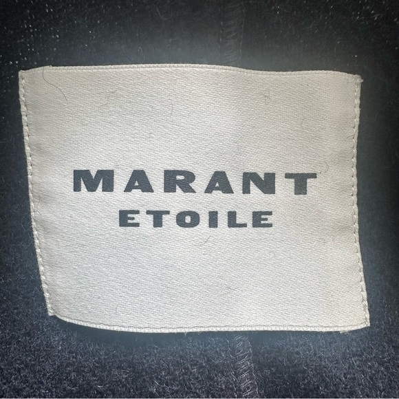 Isabel Marant Étoile Nelly Jacket Wool Blend Midnight Navy Sz 36 / 4 - Picture 10 of 15